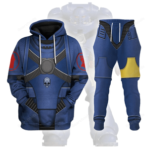 Crimson Fists Mark IV Maximus Power Armor - Costume Cosplay Hoodie Sweatshirt Sweatpants