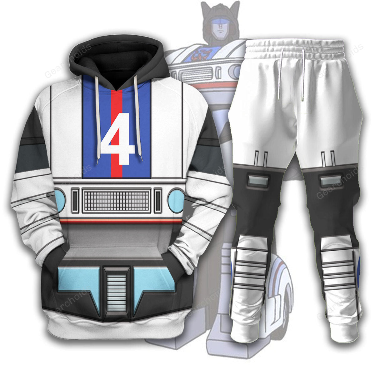 Transformers Jazz G1 - Costume Cosplay Hoodie Sweatshirt Sweatpants