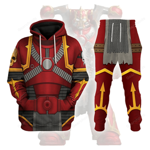 Crimson Slaughter Warband Colour Scheme - Costume Cosplay Hoodie Sweatshirt Sweatpants