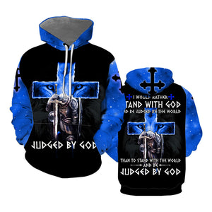 Judged By God Stand With Jesus Hoodie For Men & Women