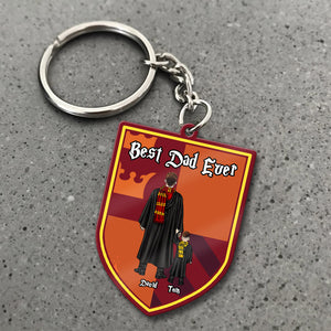 Harry Potter Best Dad Ever - Personalized Acrylic Keychain - Gift For Dad, Fathers Day - CL25 NA94