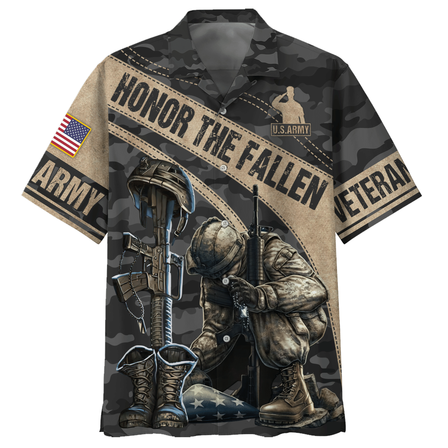 US.Army Honor The Fallen Hawaiian Shirt