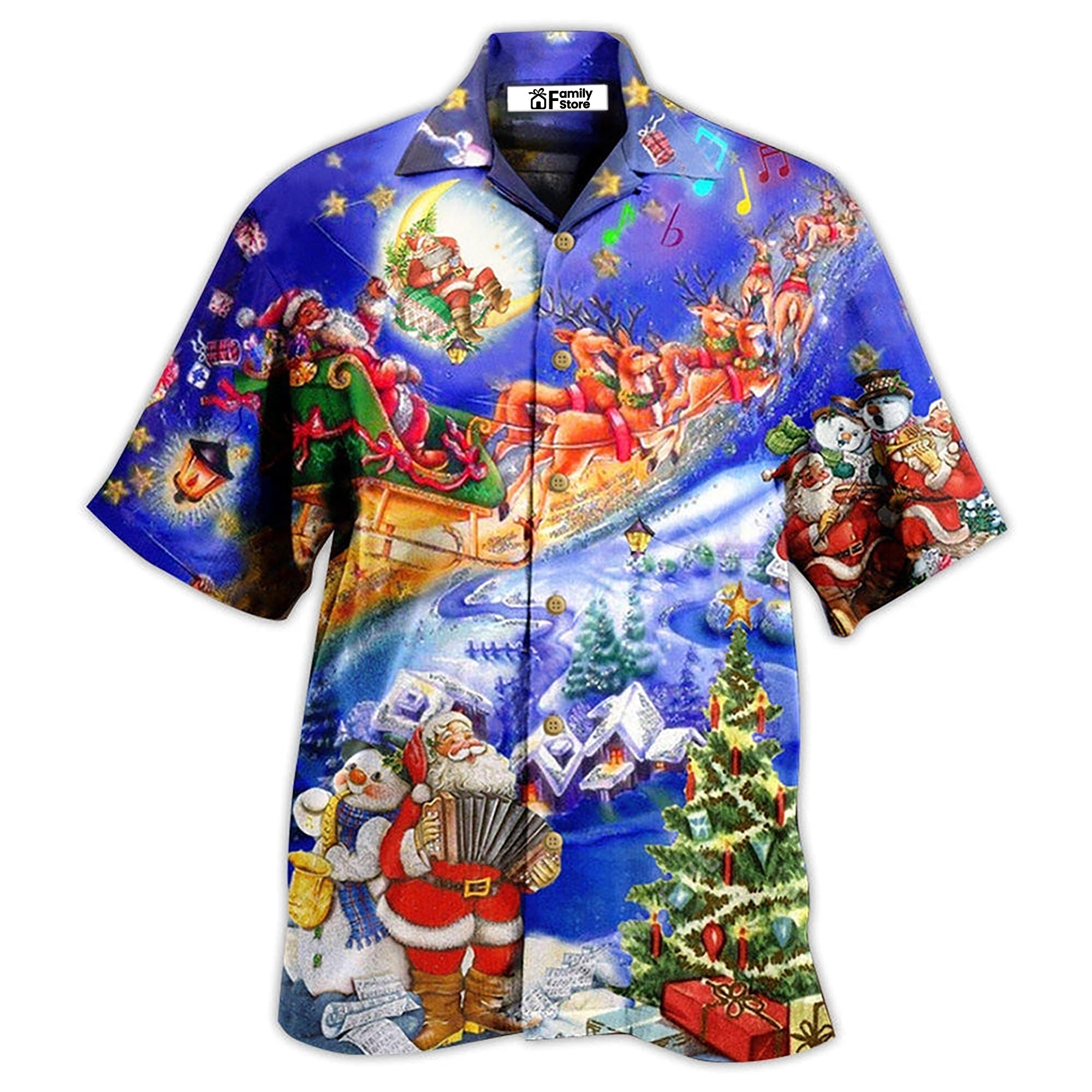 Santa Love Christmas Everytime - Hawaiian Shirt