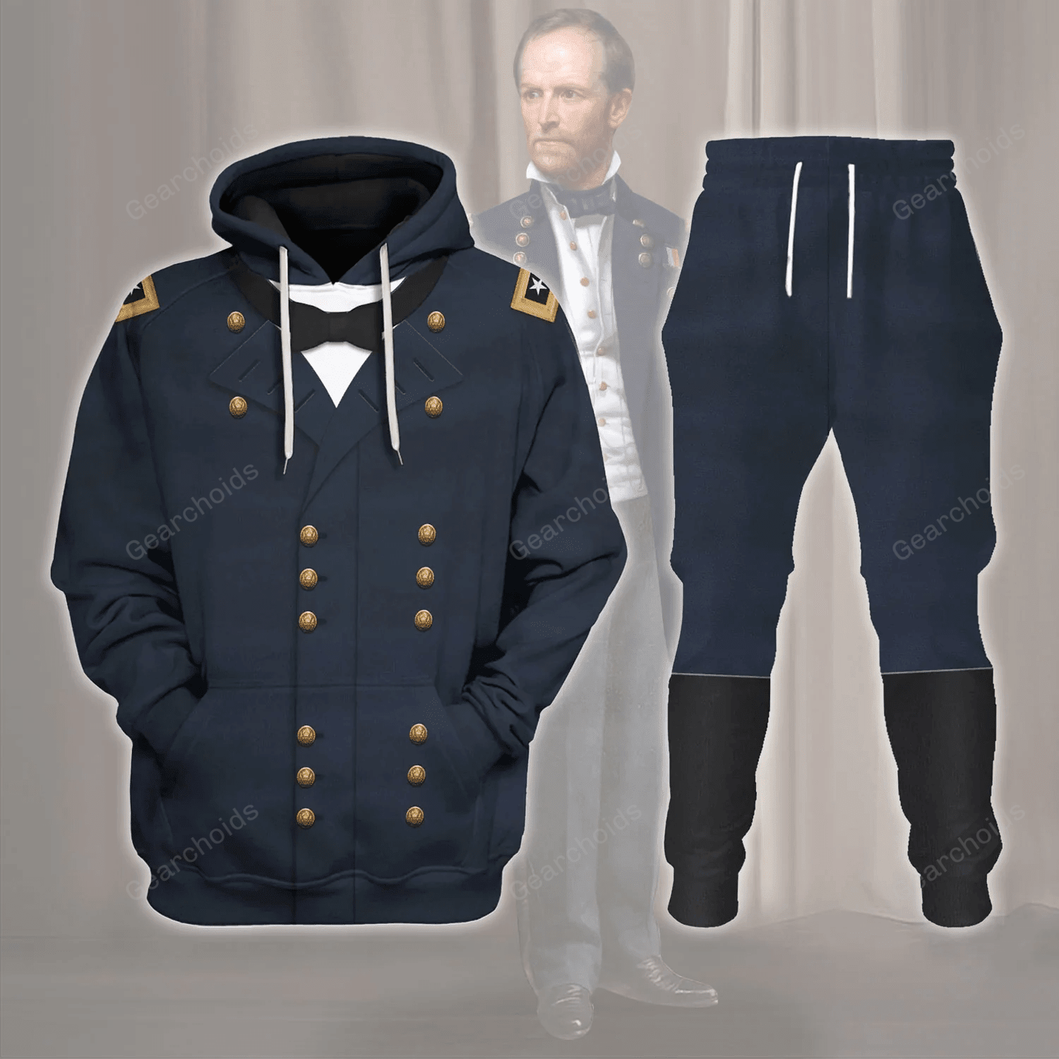 William Tecumseh Sherman Costume Hoodie Sweatshirt Sweatpants