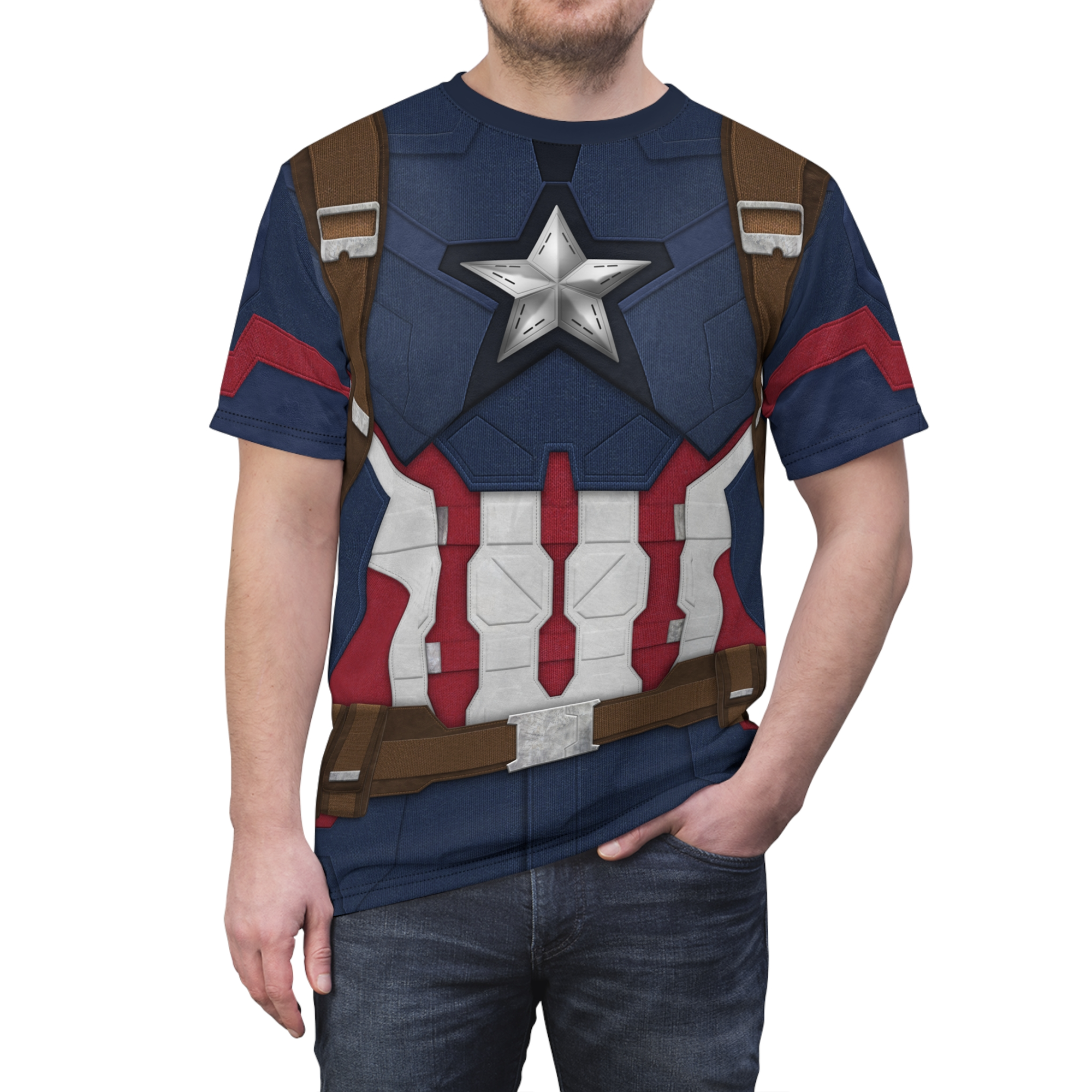 Captain America Captain America Civil War Costume T-Shirt