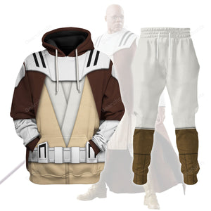 Star Wars Mace Windu's Jedi Robes Costume Hoodie Sweatshirt Sweatpants SWHS75