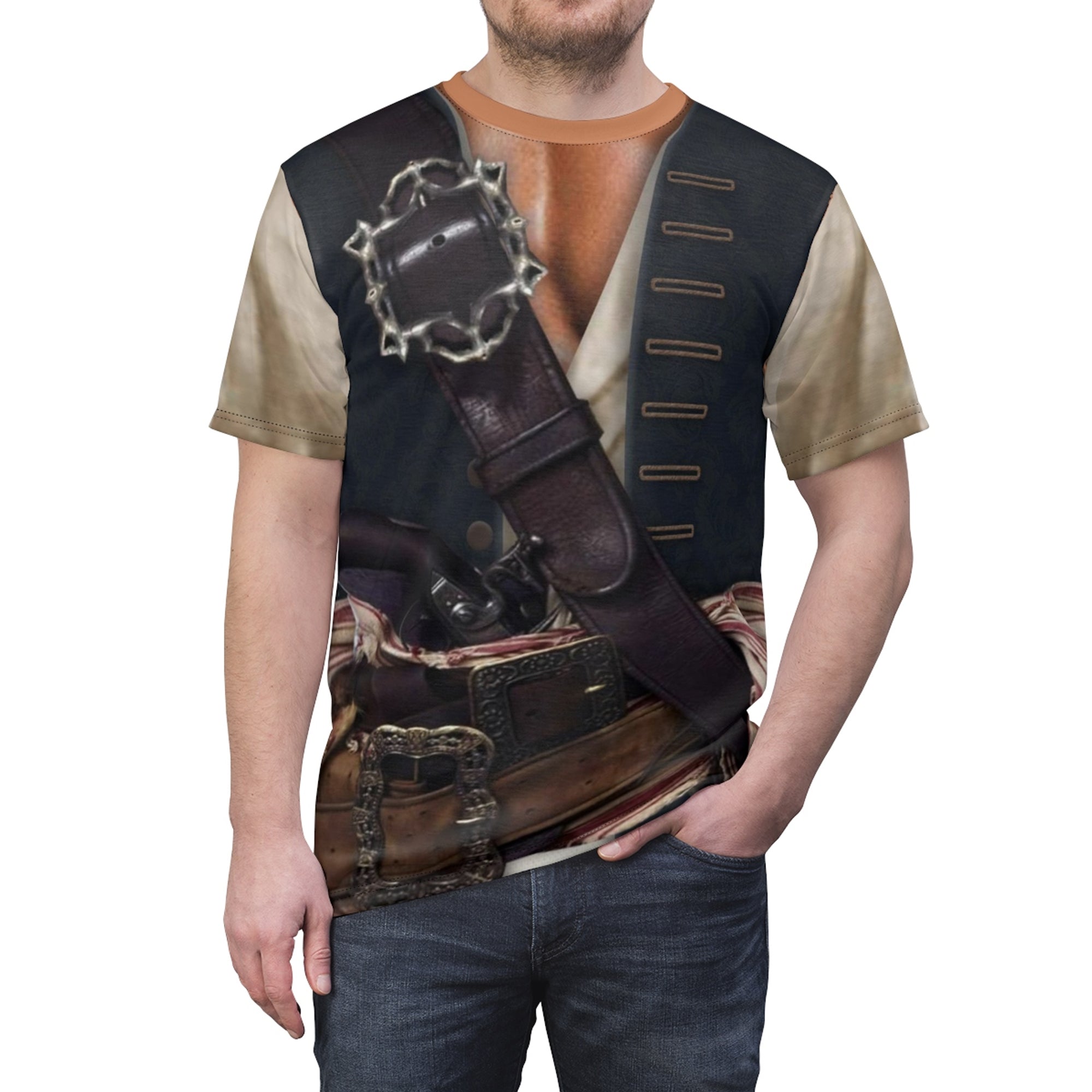 Jack Sparrow Pirates Of The Caribbean Costume T-Shirt