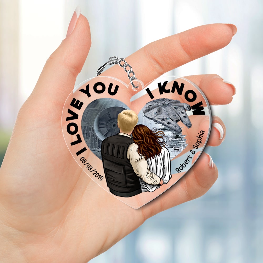 I Love You, As Always - Personalized Acrylic Keychain - Gift For Couple, Husband Wife, Anniversary, Engagement, Wedding, Marriage Gift | CL19 NA94