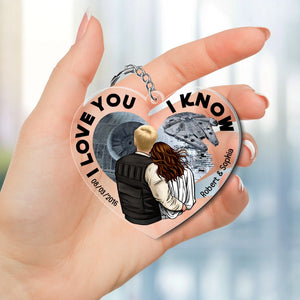 I Love You, As Always - Personalized Acrylic Keychain - Gift For Couple, Husband Wife, Anniversary, Engagement, Wedding, Marriage Gift | CL19 NA94