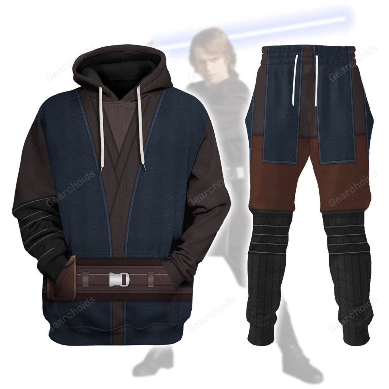 Star Wars Anakin Skywalker's Jedi Robes Costume Hoodie Sweatshirt Sweatpants SWHS80