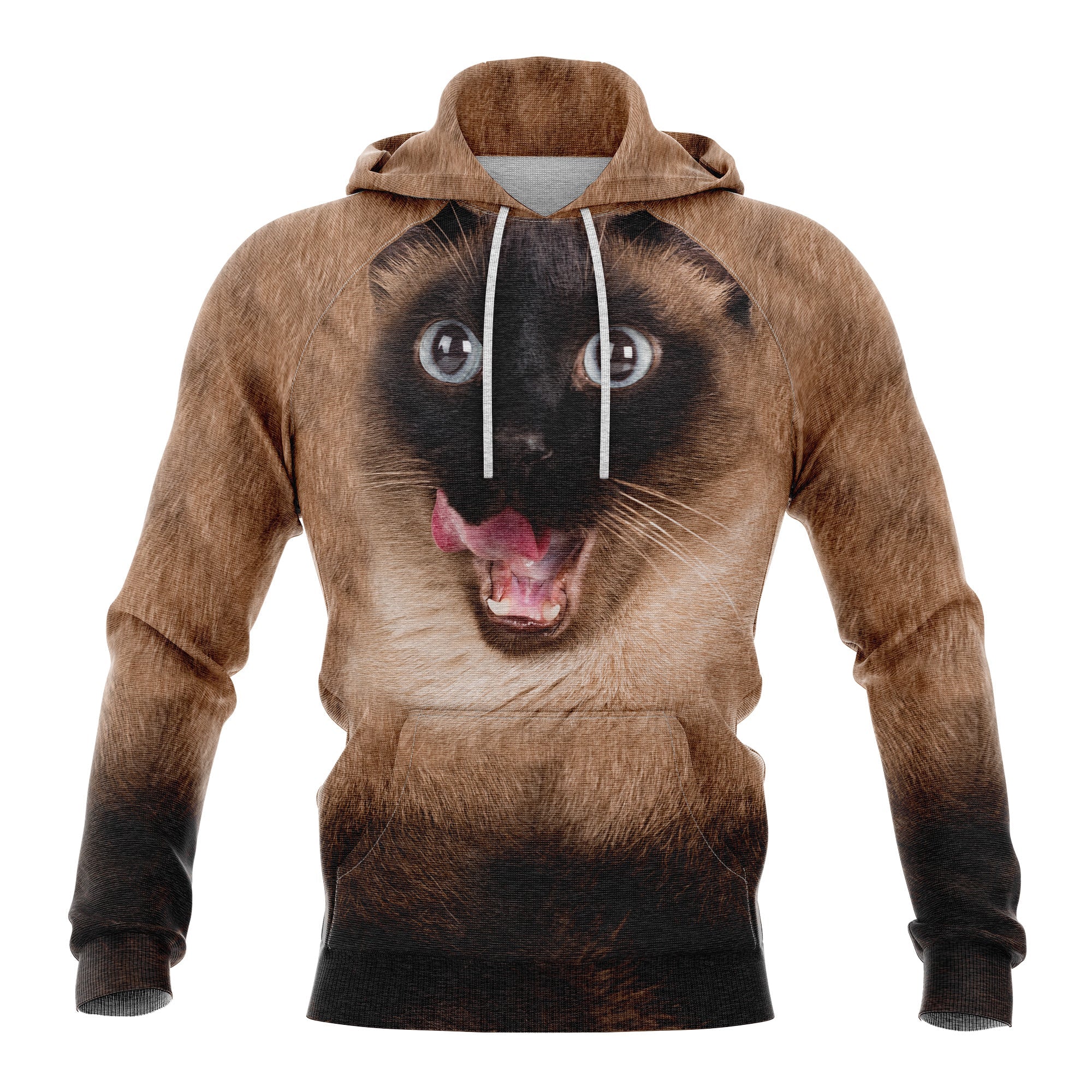 Funny Siamese Cat Hoodie For Men And Women