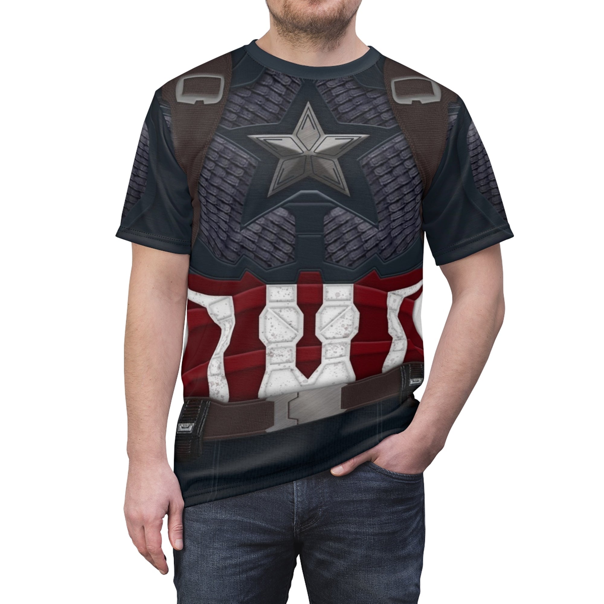 Captain America Avengers Endgame Costume T-Shirt