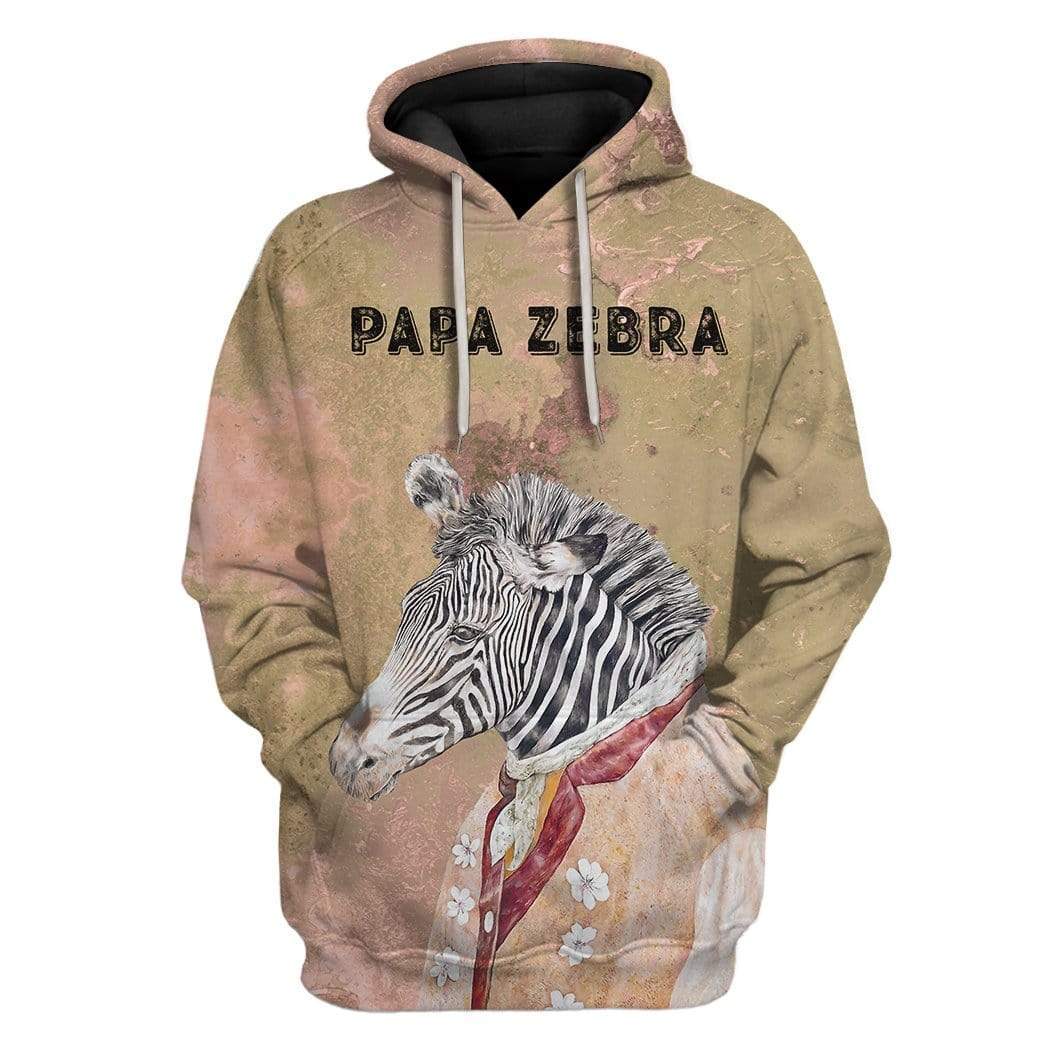 PAPA Zebra Hoodie For Men & Women