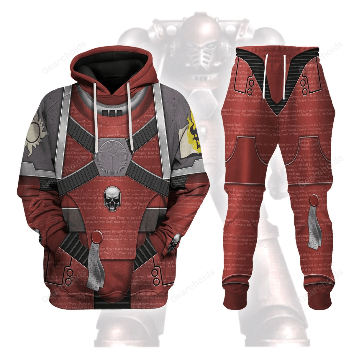 Horus Heresy-era Word Bearers Colour Scheme - Costume Cosplay Hoodie Sweatshirt Sweatpants WHHS18