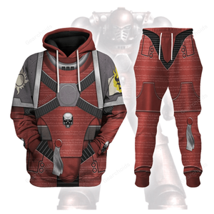 Horus Heresy-era Word Bearers Colour Scheme - Costume Cosplay Hoodie Sweatshirt Sweatpants WHHS18