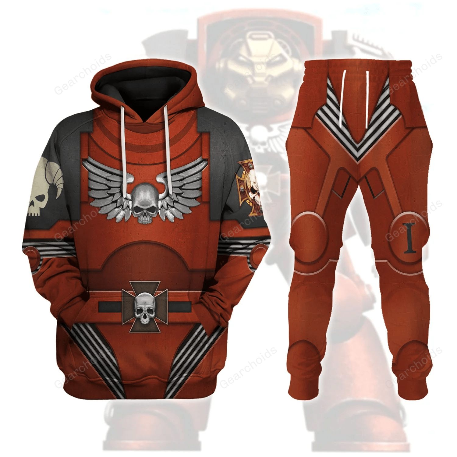 Indomitus Pattern Tactical Dreadnought Armour - Costume Cosplay Hoodie Sweatshirt Sweatpants