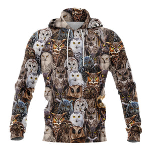 Owl Awesome Group Hoodie For Men And Women