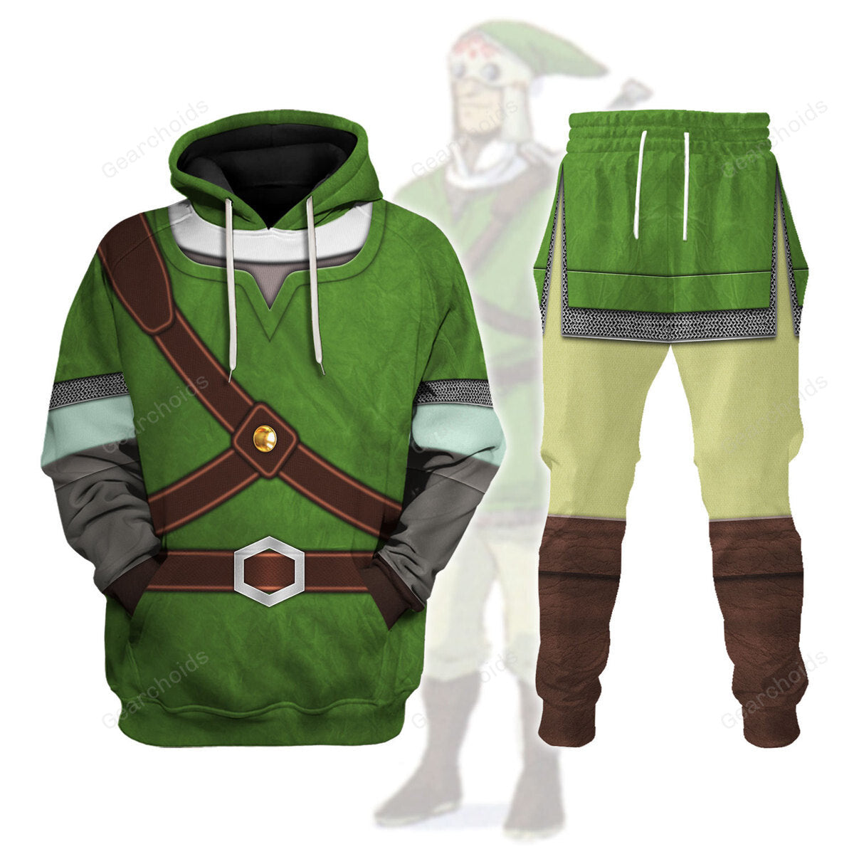 Knights Of Skyloft Green Hoodie Sweatshirt Sweatpants