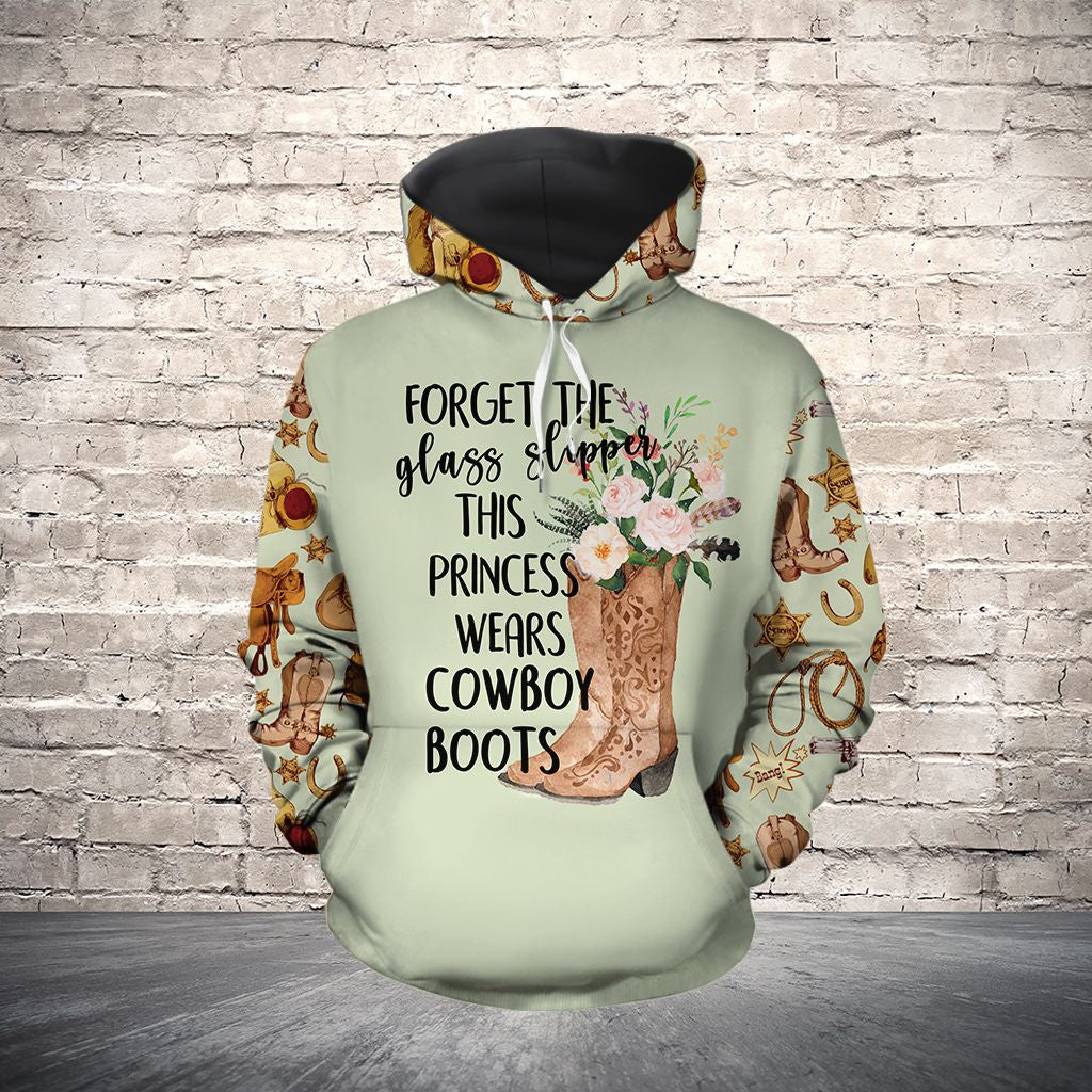 This Princess Wear Cowboy Boots Hoodie For Men And Women