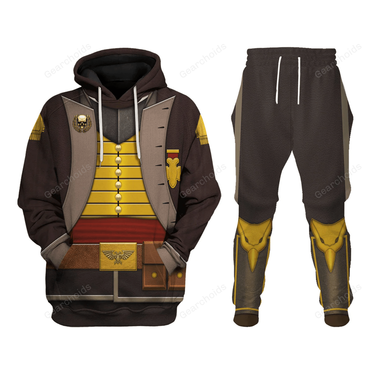 Warhammer Death Korps of Krieg Commissar - Costume Cosplay Hoodie Sweatshirt Sweatpants WHHS48