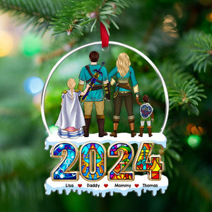 The Best Family The Best Legend Of Zelda - Gift For Family Members - Personalized Acrylic Ornament - CL07 NA94