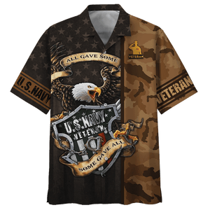 All Gave Some Some Gave All U.S Navy Veteran Hawaiian Shirt