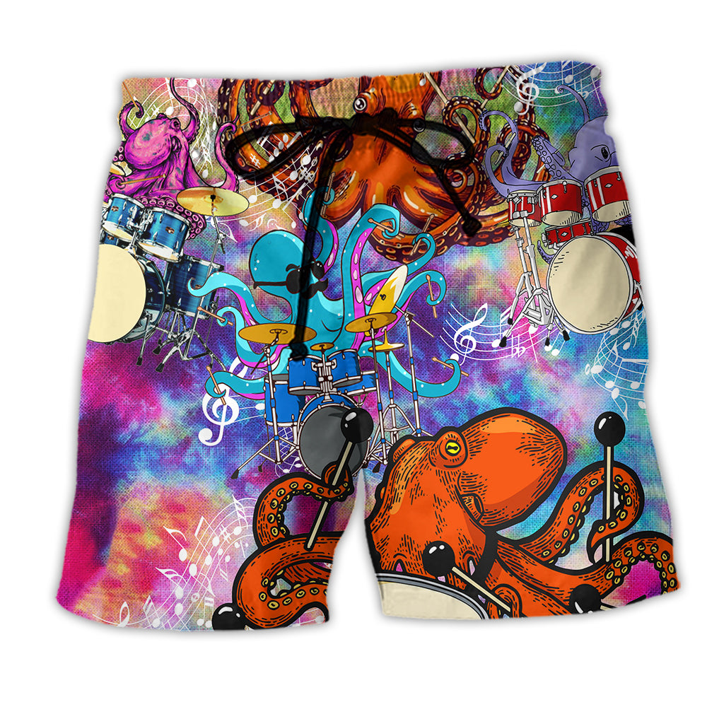 Drum Octopus Dance To The Beat Of Your Own - Beach Short