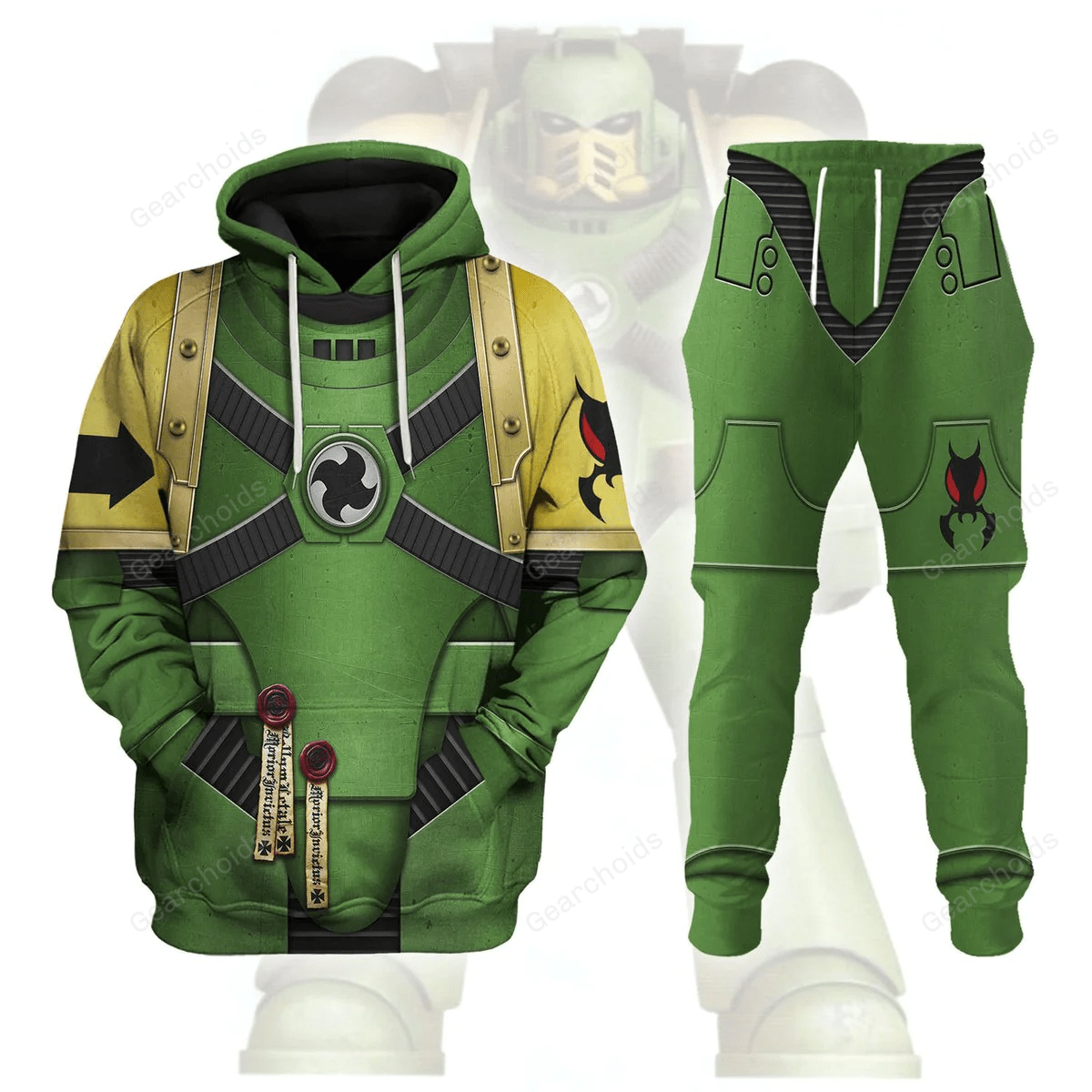 Mantis Warriors Mark IV Maximus Power Armor - Costume Cosplay Hoodie Sweatshirt Sweatpants