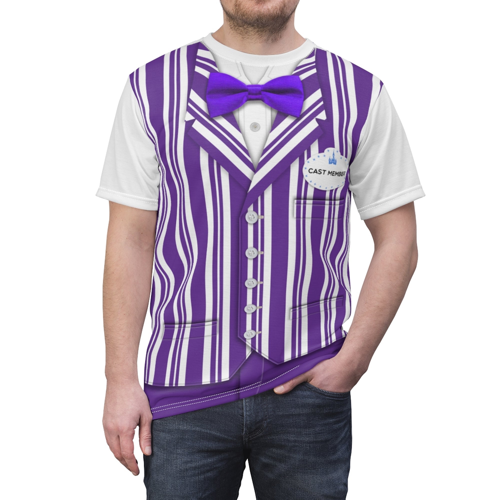 Purple The Dapper Dans Costume T-shirt For Men