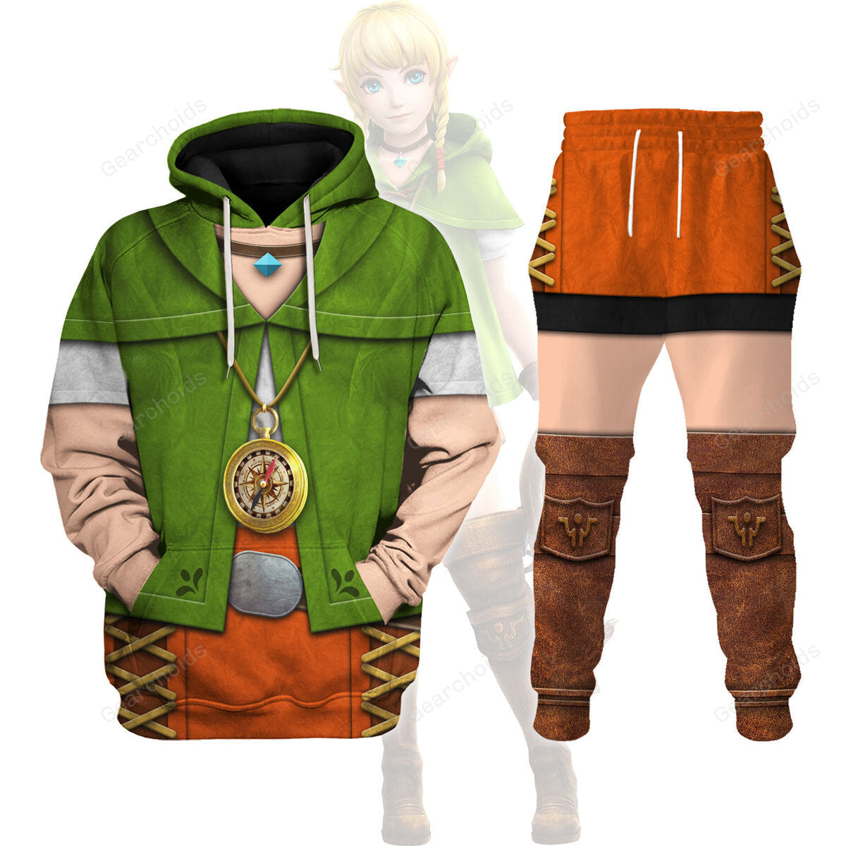 Linkle Attire Hoodie Sweatshirt Sweatpants