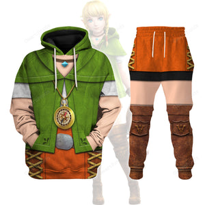 Linkle Attire Hoodie Sweatshirt Sweatpants ZDHS09