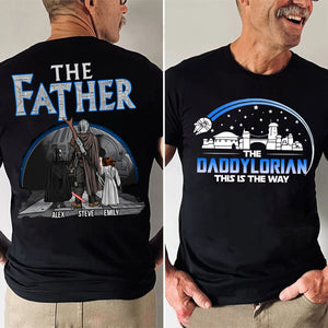 Star War Dadlorian The Father Of Us - Gift For Father's Day - Personalized Shirt 2 Side CL08