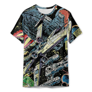 Star Wars Han Solo Spaceship - 3D T-shirt