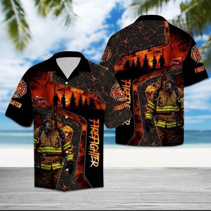 Firefighter Life Hawaiian Shirt For Men & Women