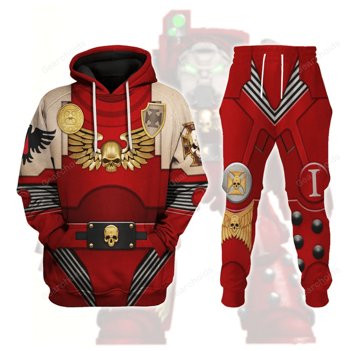 Terminator Armor Blood Ravens - Costume Cosplay Hoodie Sweatshirt Sweatpants WHHS142