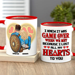 Zelda I Lost All My Hearts To You - Personalized Accent Mug - Gift For Couple, Husband Wife, Anniversary, Engagement, Wedding, Marriage Gift - CL32 NA94