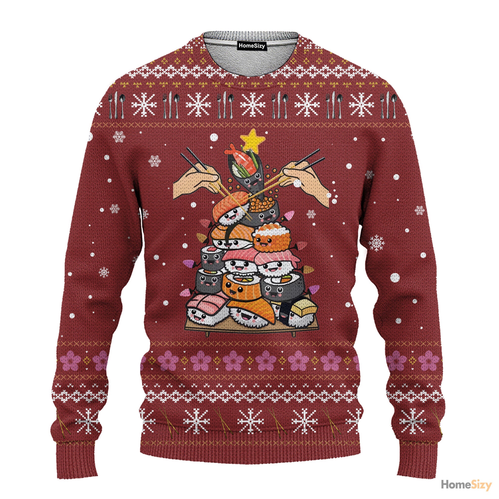 Sushi Ugly Sweatshirt Best Gift For Christmas