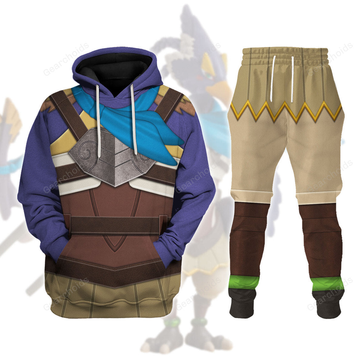 Revali Costume Hoodie Sweatshirt Sweatpants ZDHS58