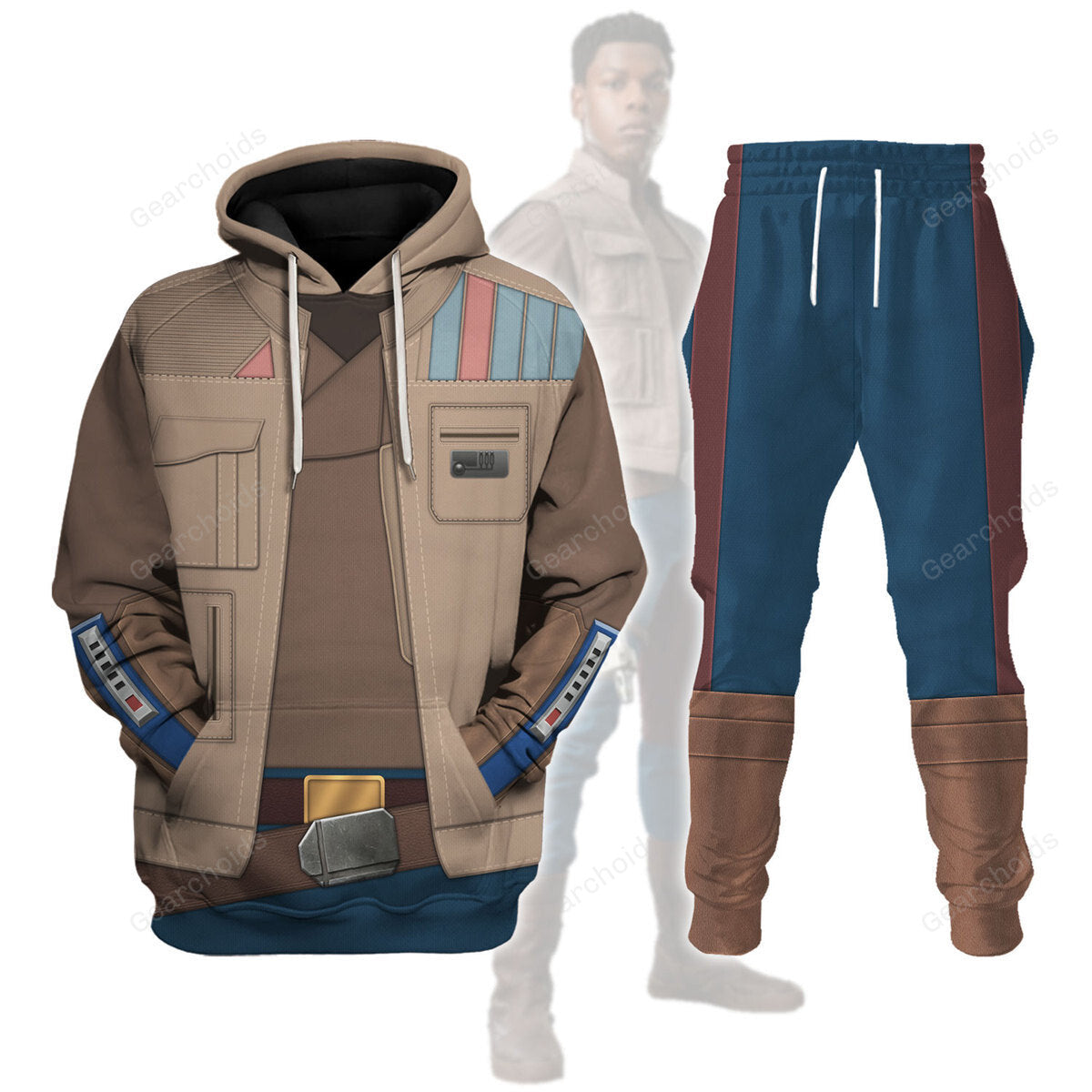 Star Wars Finn Costume Hoodie Sweatshirt Sweatpants Tshirt Hawaiian shirt SWHS87