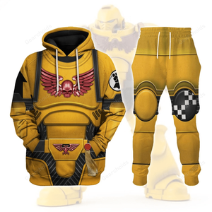 FamilyStore Space Marines Imperial Fists - Costume Cosplay Hoodie Sweatshirt Sweatpants WHHS107