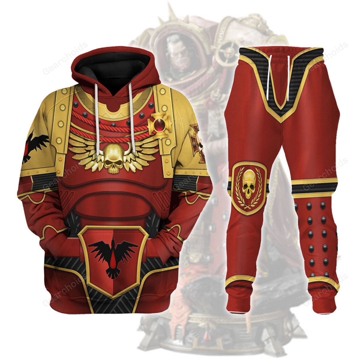 Warhammer Captain Gabriel Angelos - Costume Cosplay Hoodie Sweatshirt Sweatpants