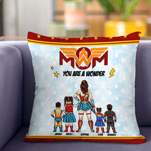 Mom You're A Super Hero, A Wonder Women  - Personalized Pillow- Gift For Mom, Mother's Day  - CL02 NA94