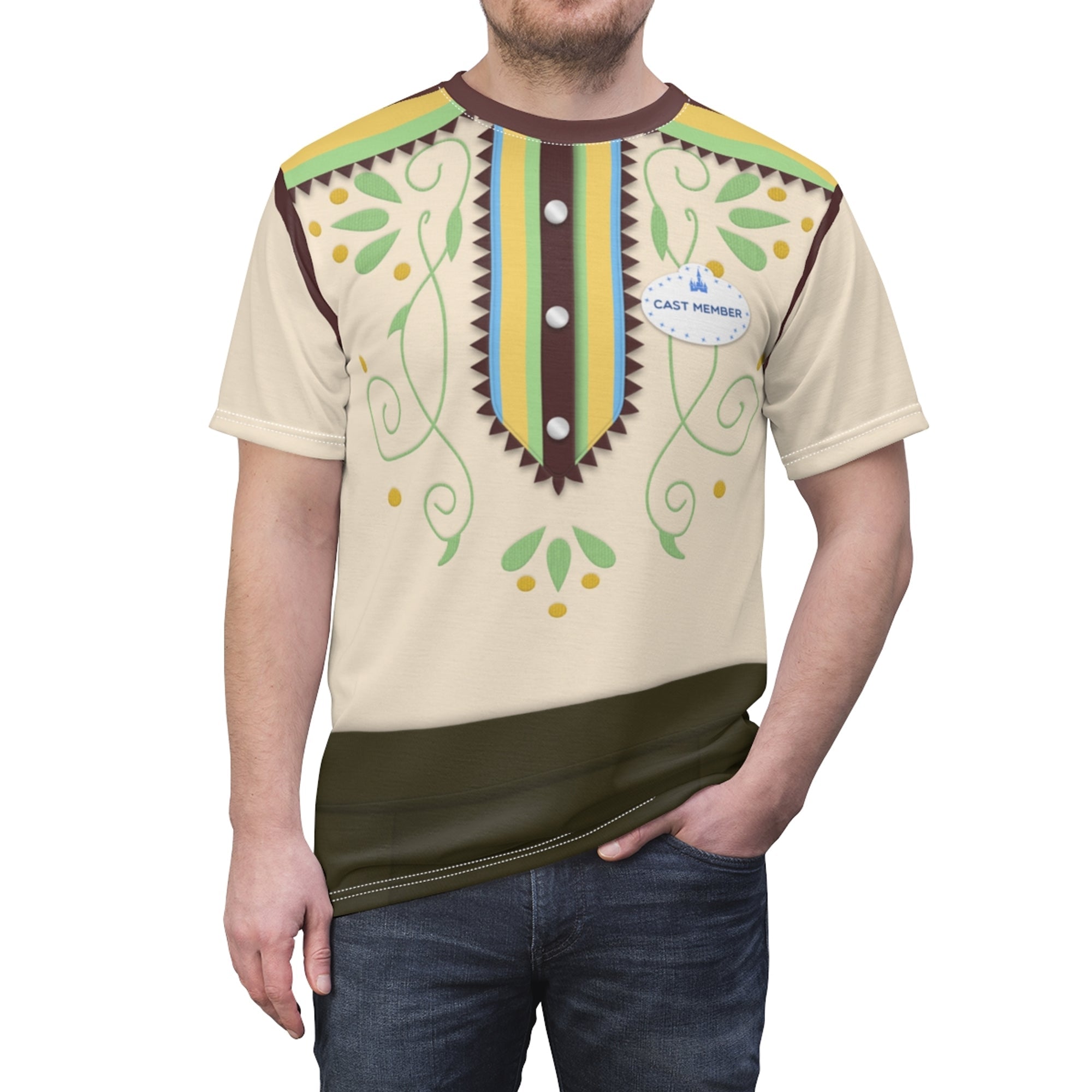 Pinocchio's Village Haus Uniform Costume T-shirt For Men