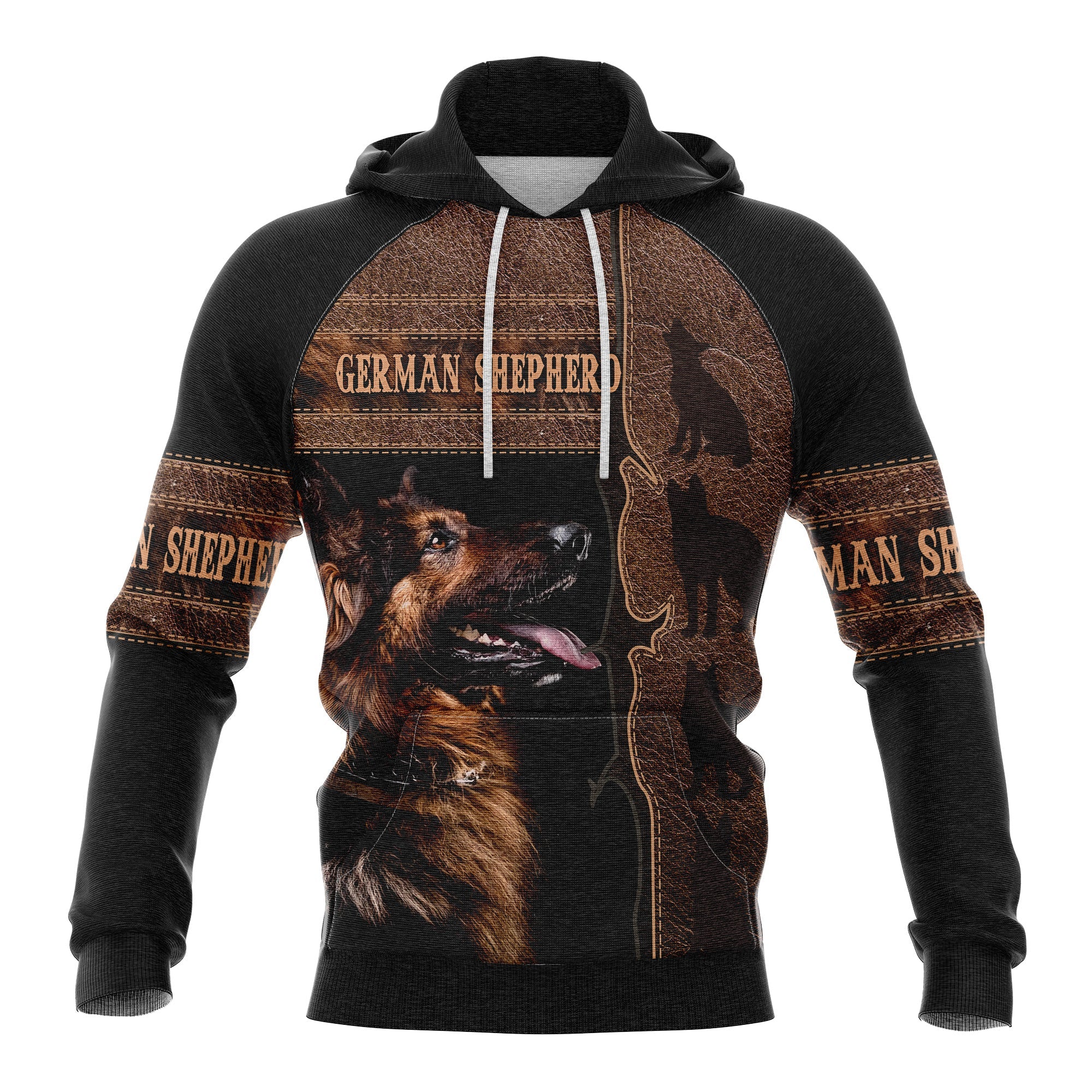 German Shepherd Paw Pattern Hoodie For Men And Women