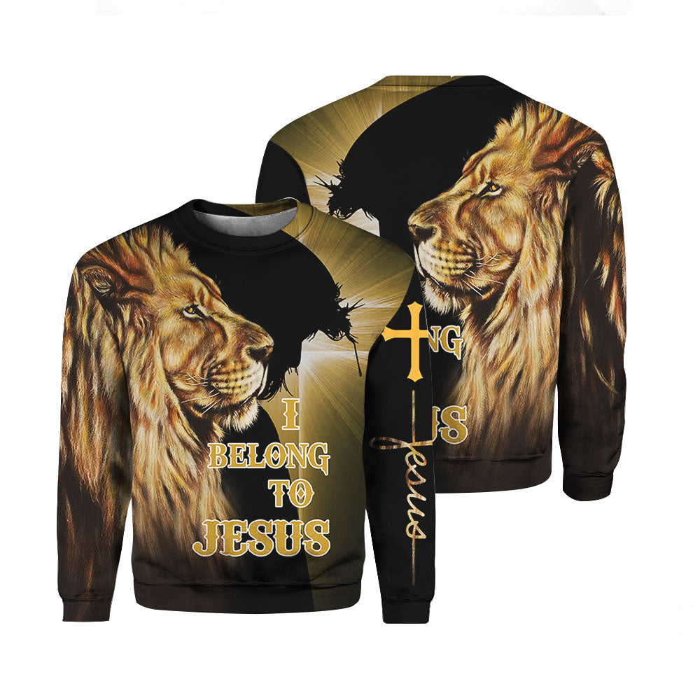 Lion Love I Belong To Jesus Sweater For Men And Women