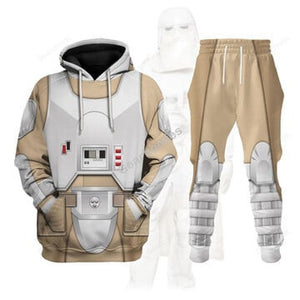 Star Wars Snowtroopers V1 Costume Hoodie Sweatshirt Sweatpants SWHS52