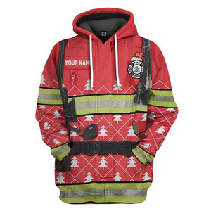 Personalized 3D Firefighter Hoodie For Men And Women