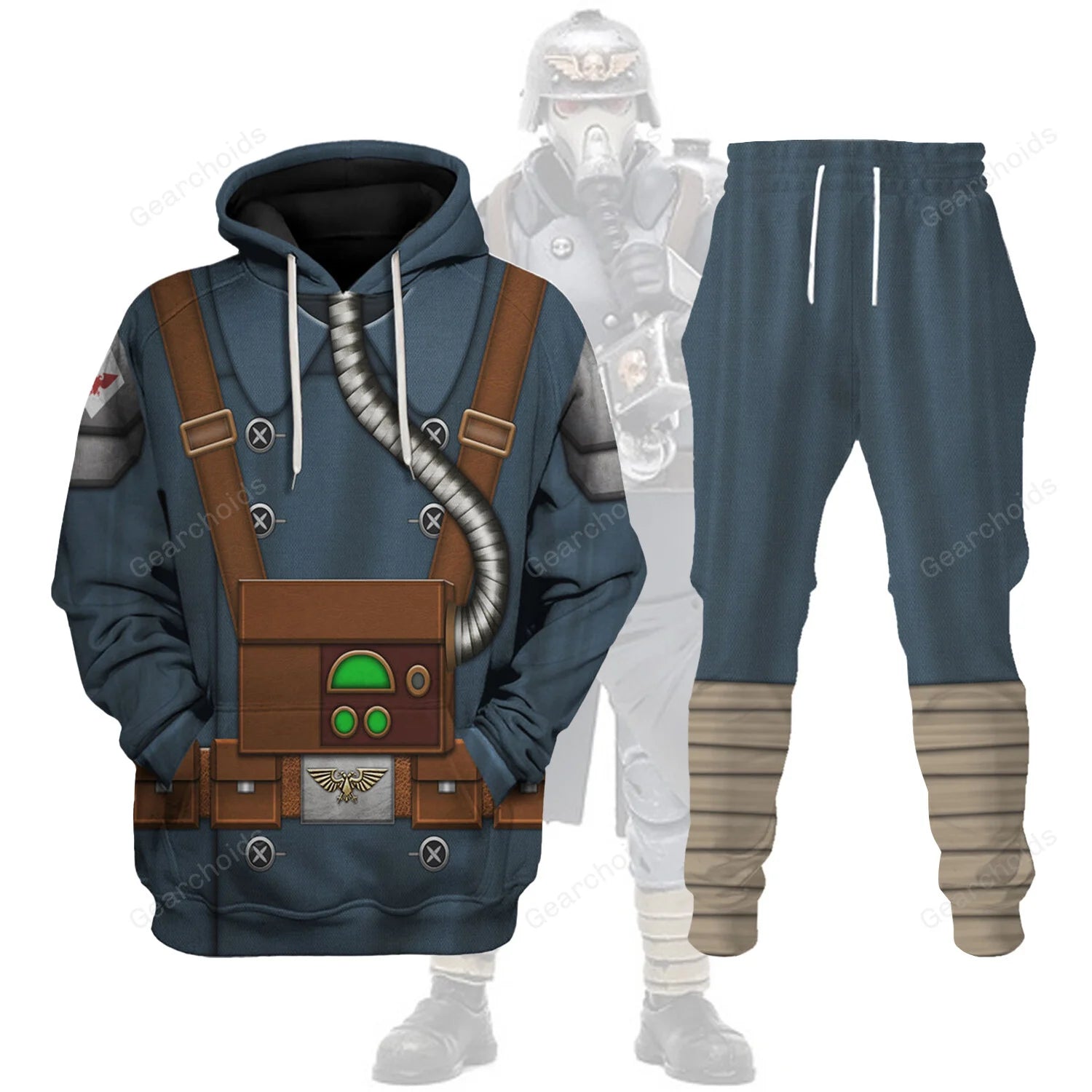 Warhammer Death Korps - Costume Cosplay Hoodie Sweatshirt Sweatpants WHHS08