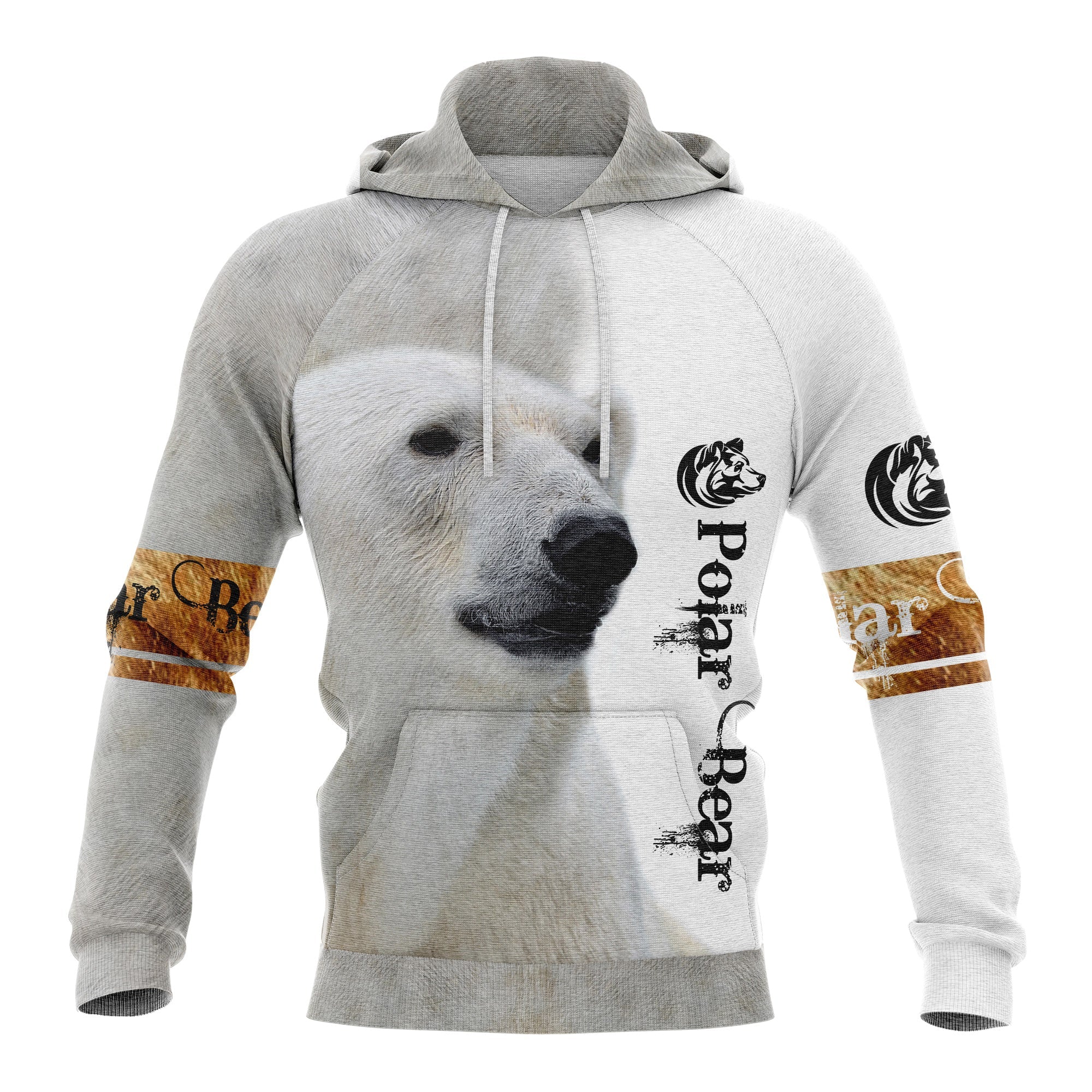 Polar Bear All Over Print Hoodie For Men And Women