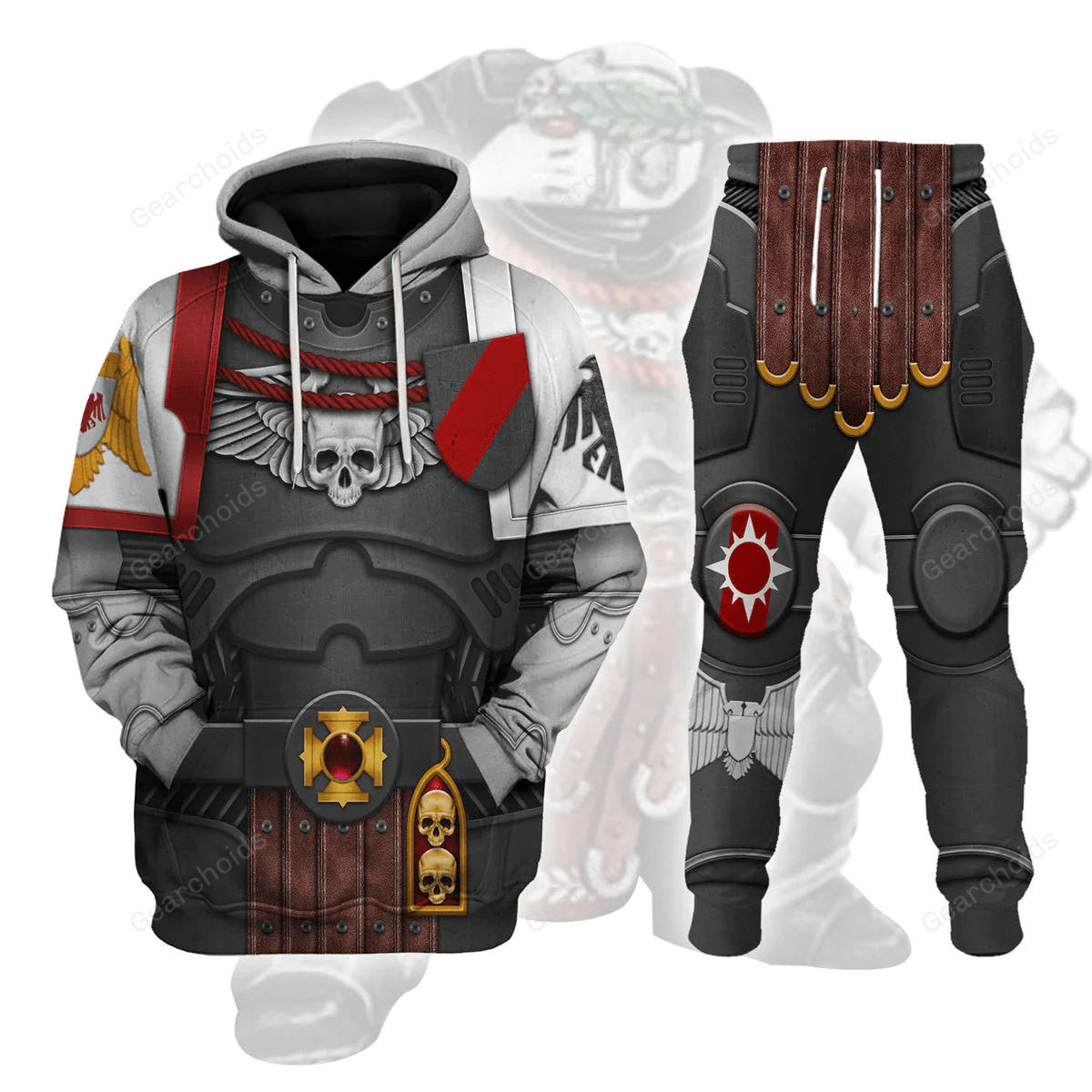 Warhammer Raven Guard Captain - Costume Cosplay Hoodie Sweatshirt Sweatpants